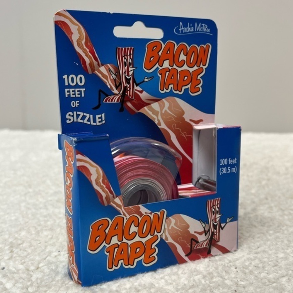 Archie McPhee Accoutrements 100 Feet of Bacon Tape